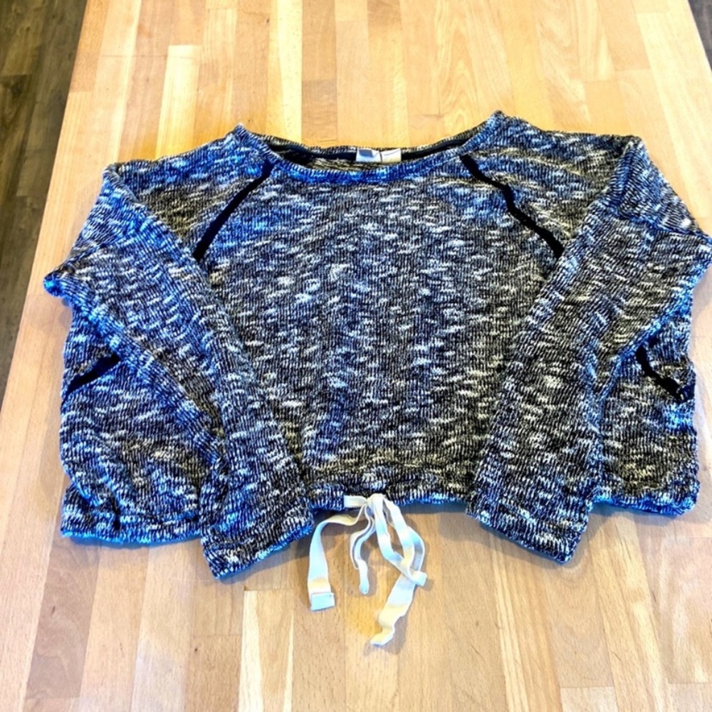 Roxy Heather Gray Long Sleeve Lightweight Boxy Knit Sweater xs